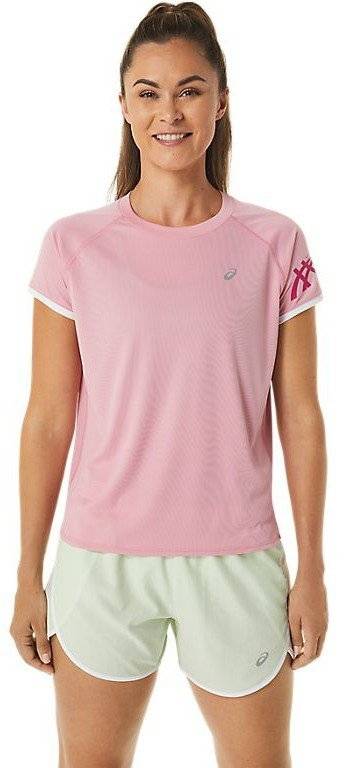 ASICS ΜΠΛΟΥΖΑ ASICS ICON SS TOP ΡΟΖ