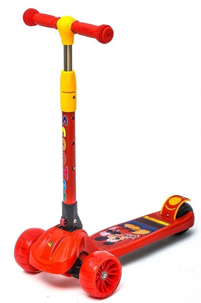 ΠΑΙΔΙΚΟ ΠΑΤΙΝΙ ESCOOTER HB601 MICKEY MOUSE ΚΟΚΚΙΝΟ OEM