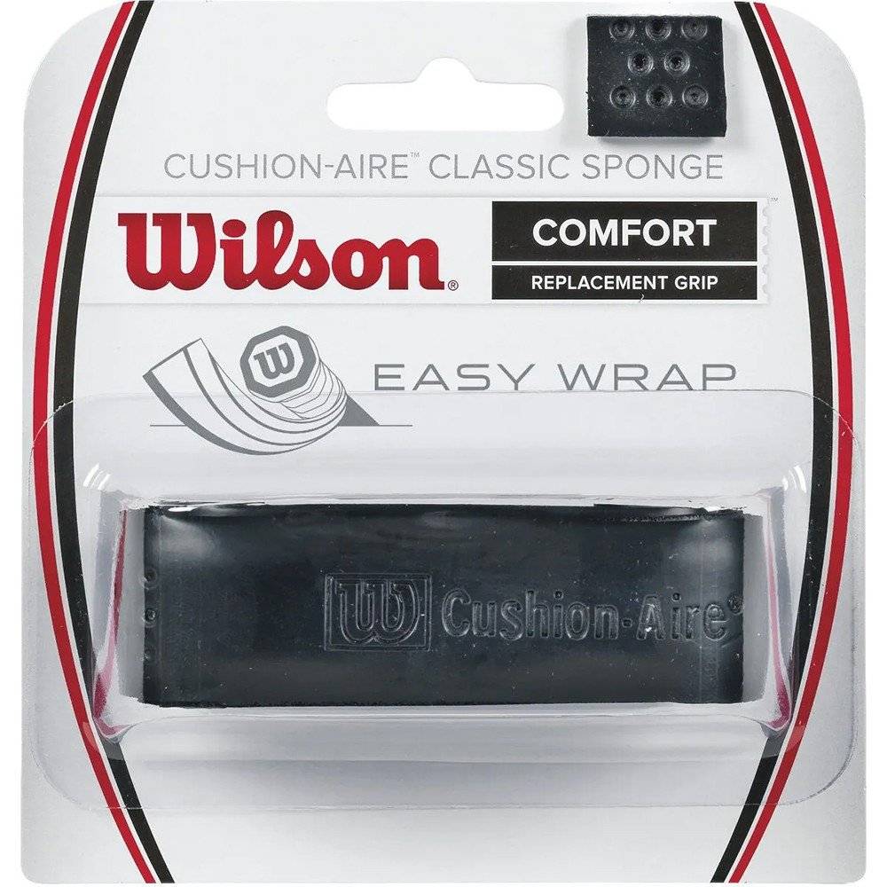 ΓΚΡΙΠ WILSON CUSHION AIRE CLASSIC SPONGE REPLACEMENT GRIP ΜΑΥΡΟ WILSON