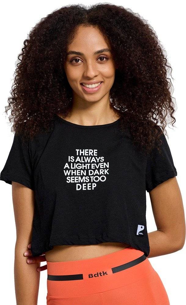 ΜΠΛΟΥΖΑ BODYTALK CROPPED T-SHIRT ΜΑΥΡΗ