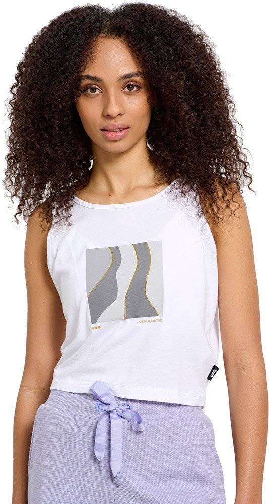 ΑΜΑΝΙΚΗ ΜΠΛΟΥΖΑ BODYTALK SNAPS CROPPED TOP ΛΕΥΚΗ
