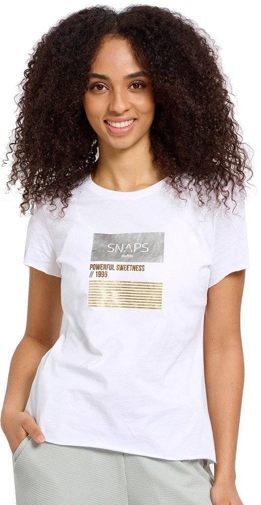 BODYTALK ΜΠΛΟΥΖΑ BODYTALK SNAPS T-SHIRT ΛΕΥΚΗ