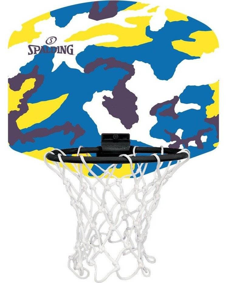 ΜΠΑΣΚΕΤΑΚΙ SPALDING CAMO MICRO MINI ΠΟΛΥΧΡΩΜΟ SPALDING