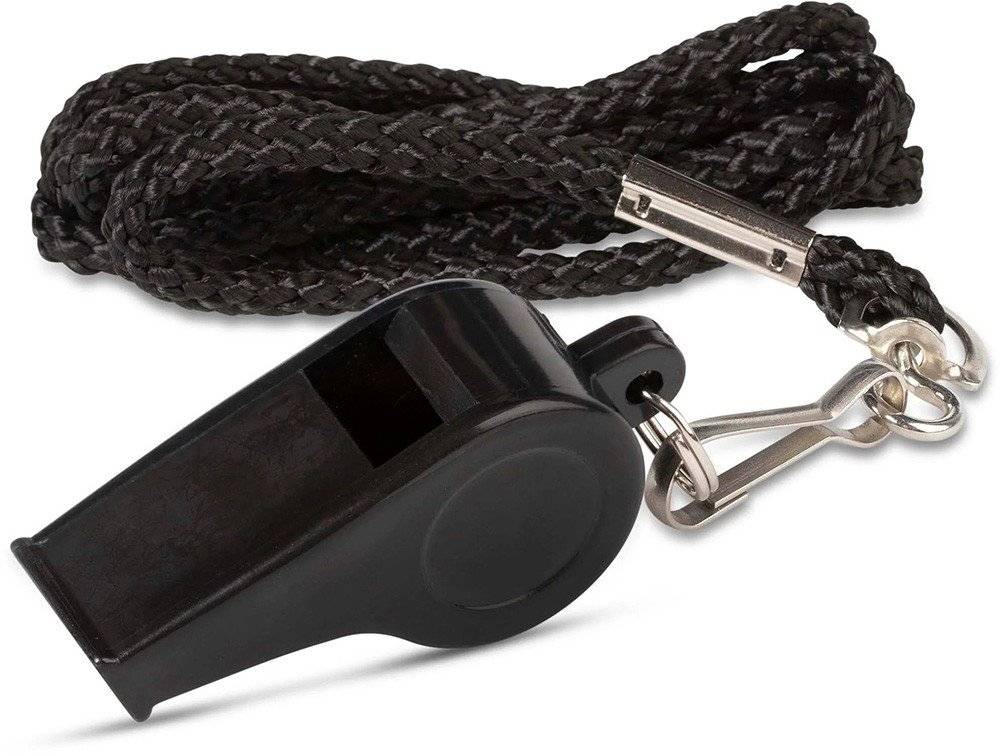 ΣΦΥΡΙΧΤΡΑ ΔΙΑΙΤΗΤΗ SELECT REFEREES WHISTLE PLASTIC W/LANYAR ΜΑΥΡΗ