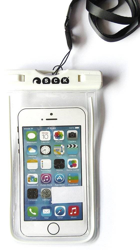 ΑΔΙΑΒΡΟΧΗ ΘΗΚΗ ΚΙΝΗΤΩΝ 7" SCK ΛΕΥΚΗ (15.5 X 8 CM)