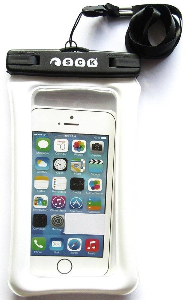 ΑΔΙΑΒΡΟΧΗ ΘΗΚΗ ΚΙΝΗΤΩΝ 8" SCK ΛΕΥΚΗ (17.7 X 10.2 CM)