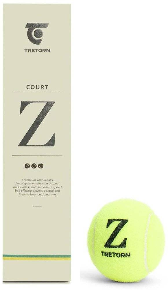 ΜΠΑΛΑΚΙΑ TRETORN Z COURT TENNIS BALLS ΚΙΤΡΙΝΑ (3 ΤΜΧ)