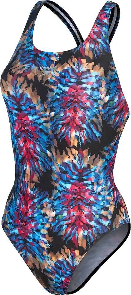 ΜΑΓΙΟ SPEEDO CLUB TRAINING ALLOVER DIGITAL PROBACK SWIMSUIT ΜΑΥΡΟ