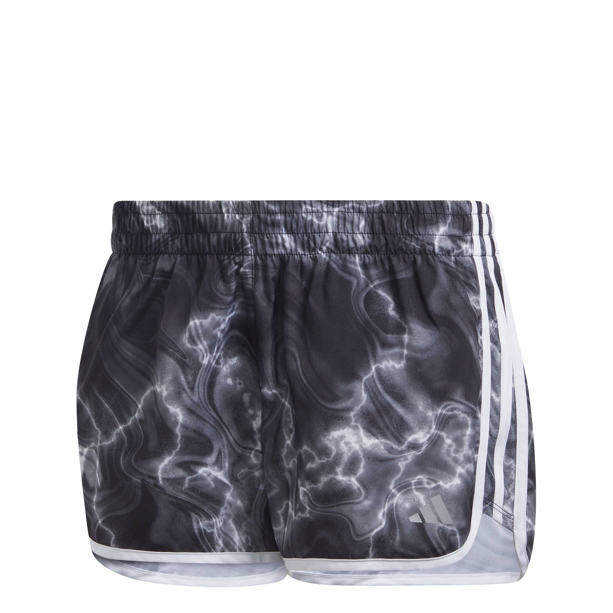 ADIDAS PERFORMANCE ΣΟΡΤΣ ADIDAS PERFORMANCE MARATHON 20 ALLOVER PRINT 3" ΜΑΥΡΟ
