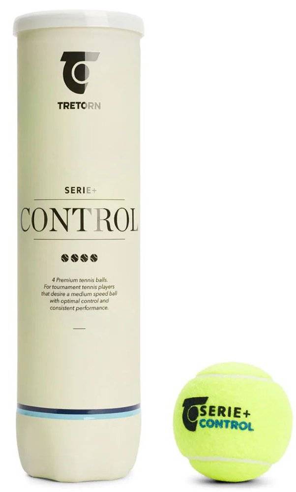 TRETORN ΜΠΑΛΑΚΙΑ TRETORN SERIE+ CONTROL 4 TUBE TENNIS BALLS ΚΙΤΡΙΝΑ