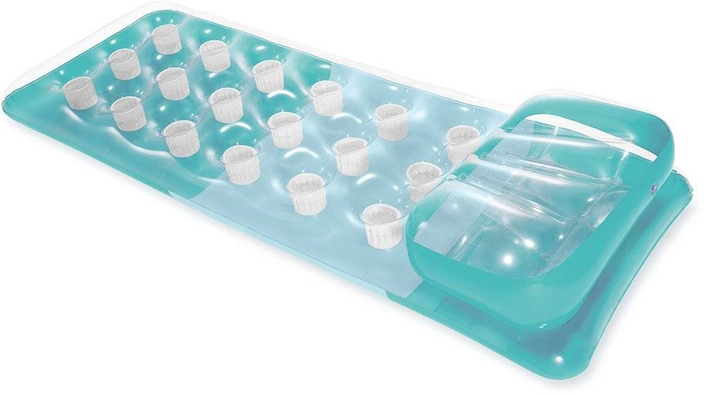 ΦΟΥΣΚΩΤΟ ΣΤΡΩΜΑ INTEX 18-POCKET FASHION LOUNGE ΜΠΛΕ