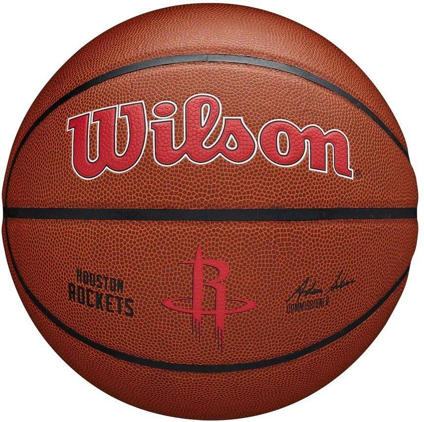 ΜΠΑΛΑ WILSON NBA TEAM ALLIANCE HOUSTON ROCKETS ΠΟΡΤΟΚΑΛΙ (7)