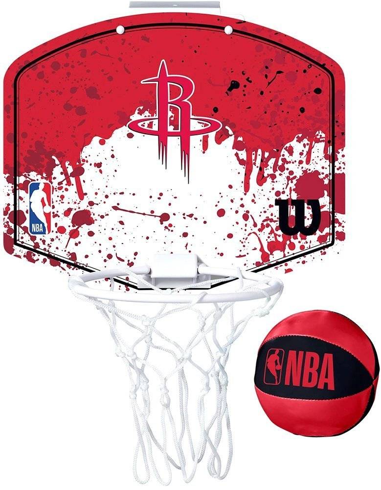 ΜΠΑΣΚΕΤΑΚΙ WILSON NBA TEAM MINI HOOP HOUSTON ROCKETS ΚΟΚΚΙΝΟ