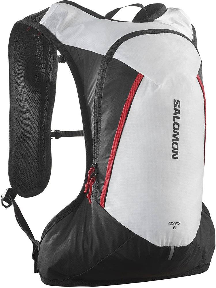 ΤΣΑΝΤΑ ΠΛΑΤΗΣ SALOMON CROSS 8 ΛΕΥΚΗ/ΜΑΥΡΗ SALOMON