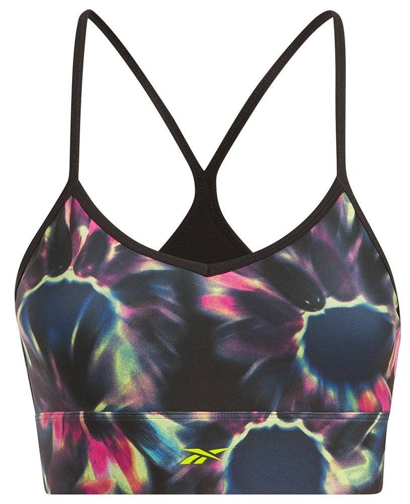 REEBOK ΜΠΟΥΣΤΑΚΙ REEBOK IDENTITY TRAIN PRINTED BRA ΜΑΥΡΟ