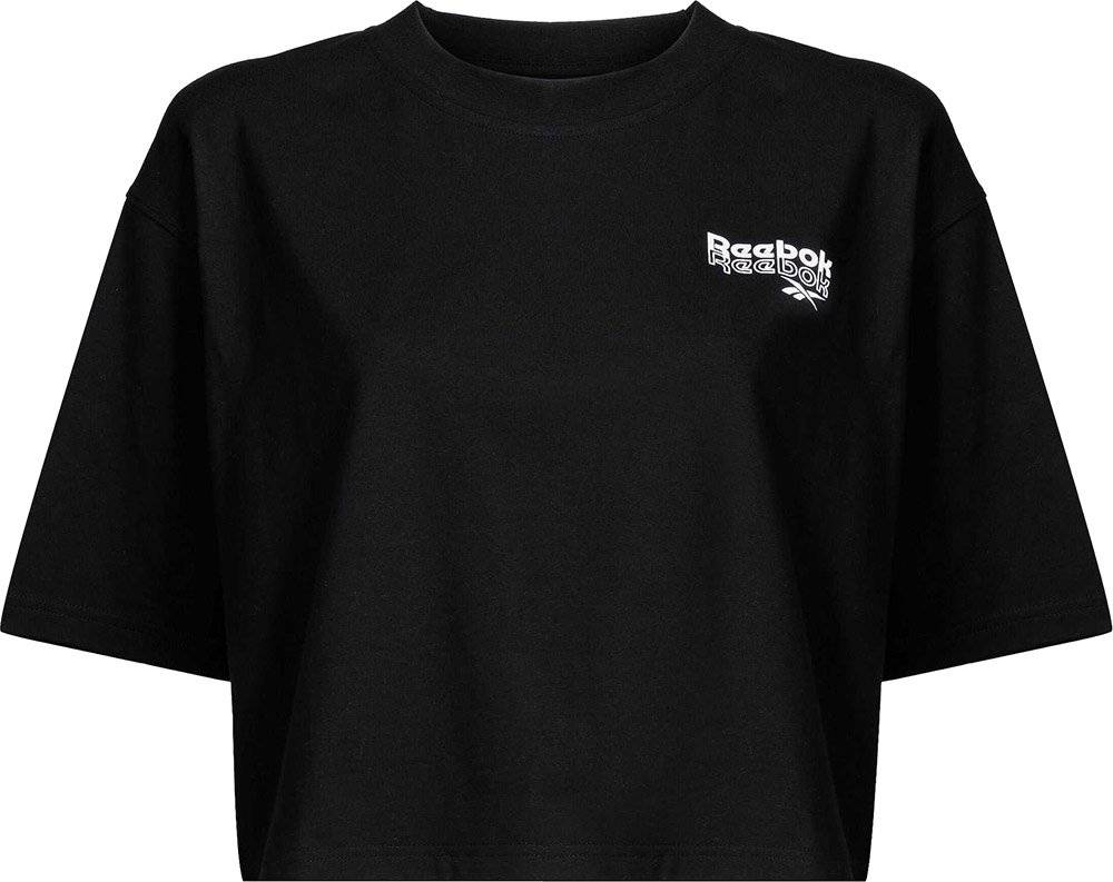 REEBOK ΜΠΛΟΥΖΑ REEBOK IDENTITY TEE ΜΑΥΡΗ