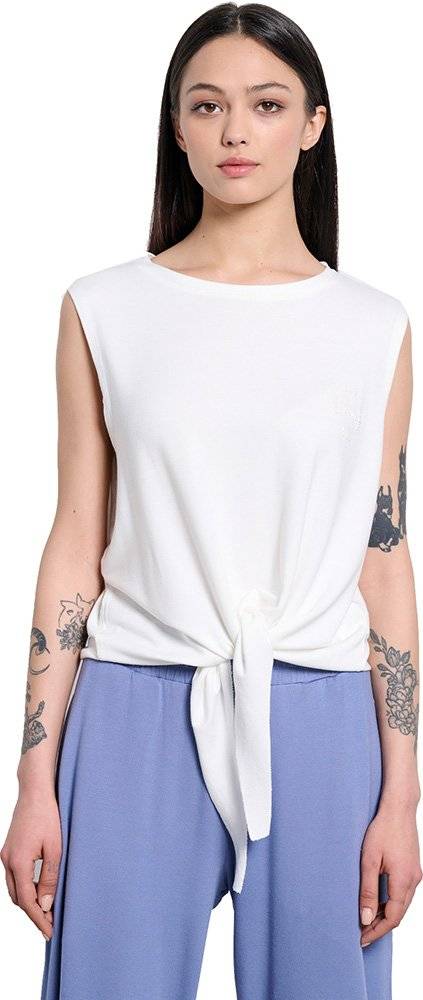 BODYTALK ΦΑΝΕΛΑΚΙ BODYTALK SLEEVELESS TANK TOP ΕΚΡΟΥ
