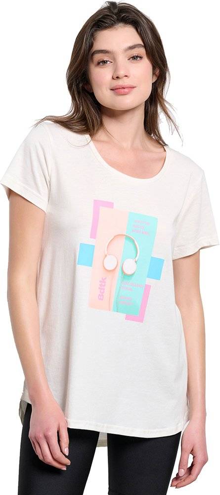 BODYTALK ΜΠΛΟΥΖΑ BODYTALK CROP TOP ΕΚΡΟΥ
