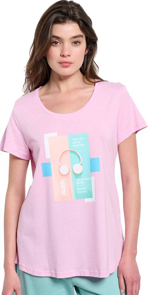 BODYTALK ΜΠΛΟΥΖΑ BODYTALK CROP TOP ΡΟΖ