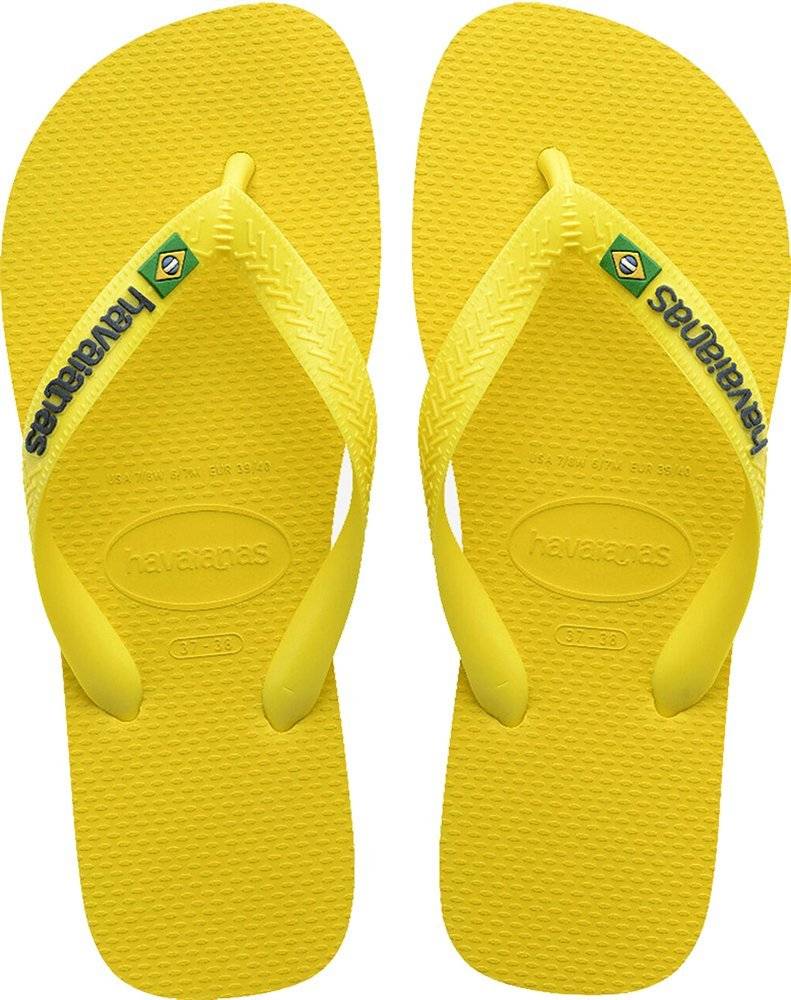 HAVAIANAS ΣΑΓΙΟΝΑΡΑ HAVAIANAS BRASIL LOGO NEON ΚΙΤΡΙΝΗ