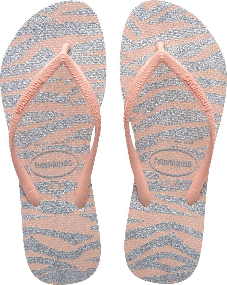 HAVAIANAS ΣΑΓΙΟΝΑΡΑ HAVAIANAS SLIM ANIMALS GLITTER ΡΟΖ