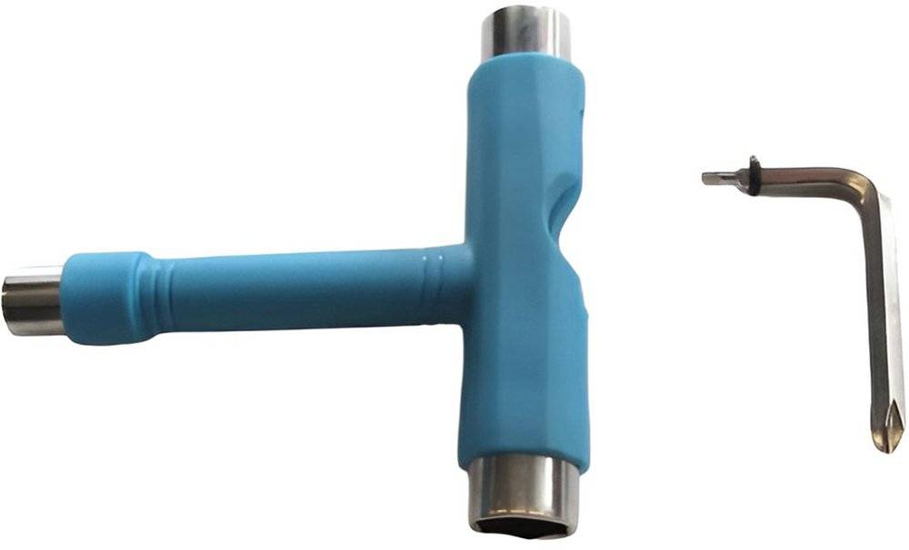 ΠΟΛΥΕΡΓΑΛΕΙΟ ΓΙΑ SKATEBOARDS FISH T-TYPE SKATE-TOOL ΜΠΛΕ