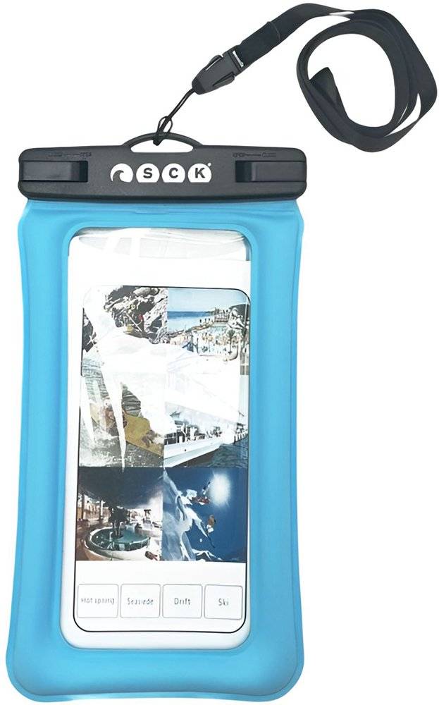 ΑΔΙΑΒΡΟΧΗ ΘΗΚΗ ΚΙΝΗΤΩΝ 8" SCK ΓΑΛΑΖΙΑ (17.7 X 10.2 CM) SCK