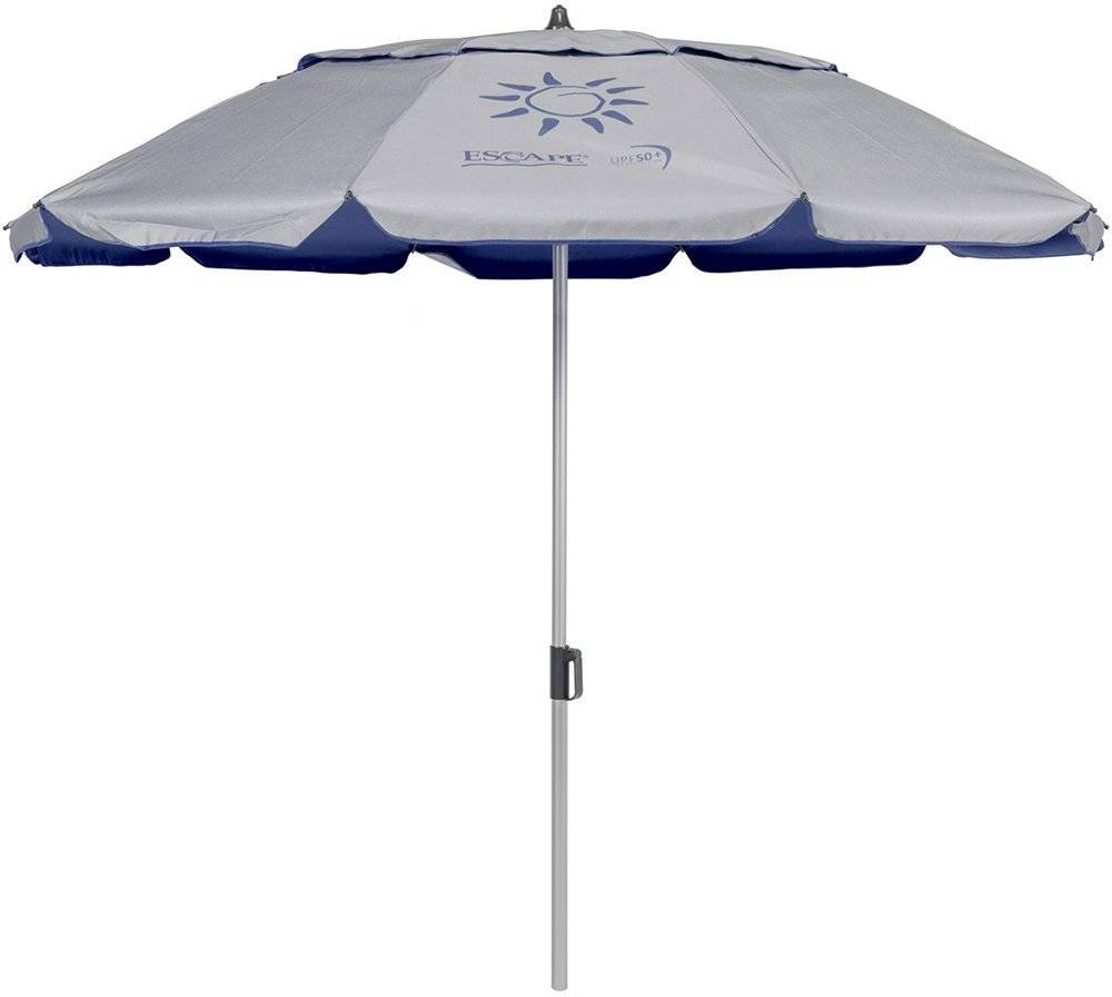 ΟΜΠΡΕΛΑ ΠΑΡΑΛΙΑΣ ESCAPE UPF50+ ΑΣΗΜΙ/ΜΠΛΕ (2.2Μ) ESCAPE