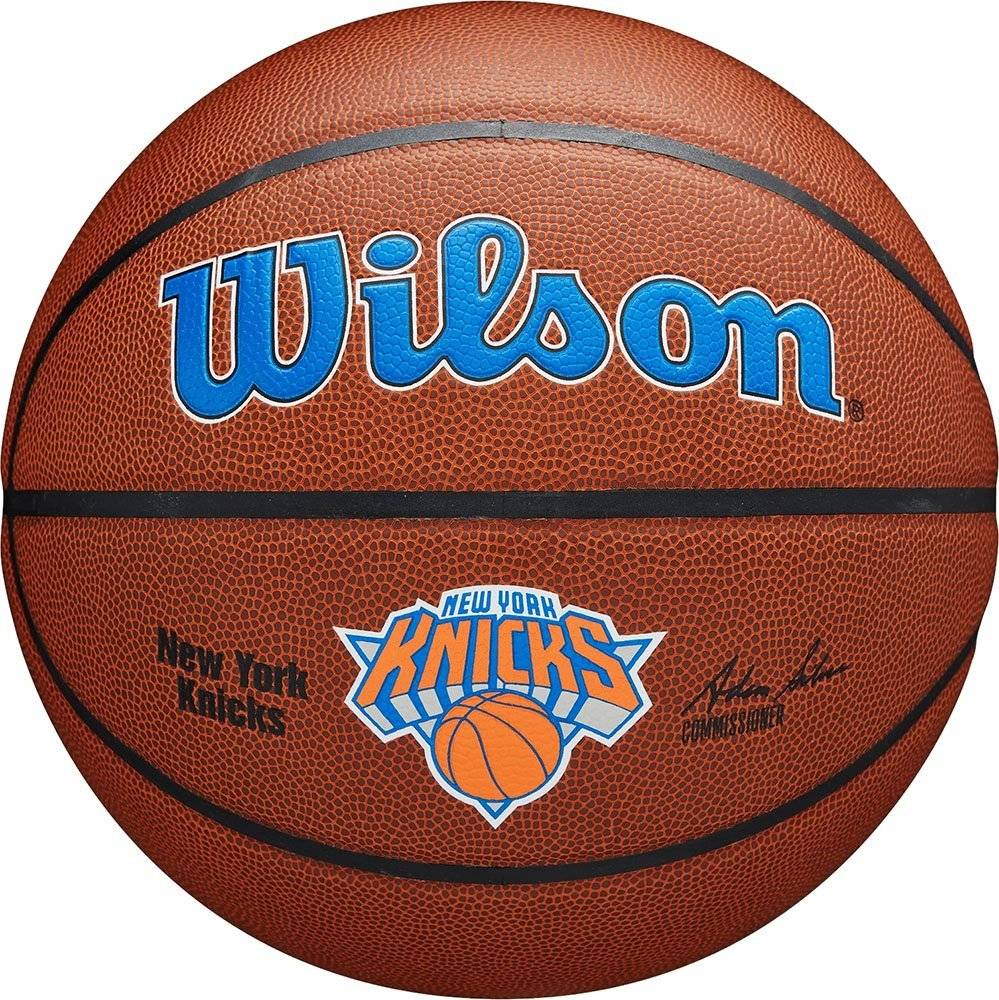 WILSON ΜΠΑΛΑ WILSON NBA TEAM ALLIANCE NEW YORK KNICKS ΠΟΡΤΟΚΑΛΙ (7)