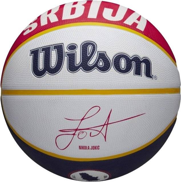WILSON ΜΠΑΛΑ WILSON NBA PLAYER ICON OUTDOOR BASKETBALL JOKIC ΛΕΥΚΟ (7)