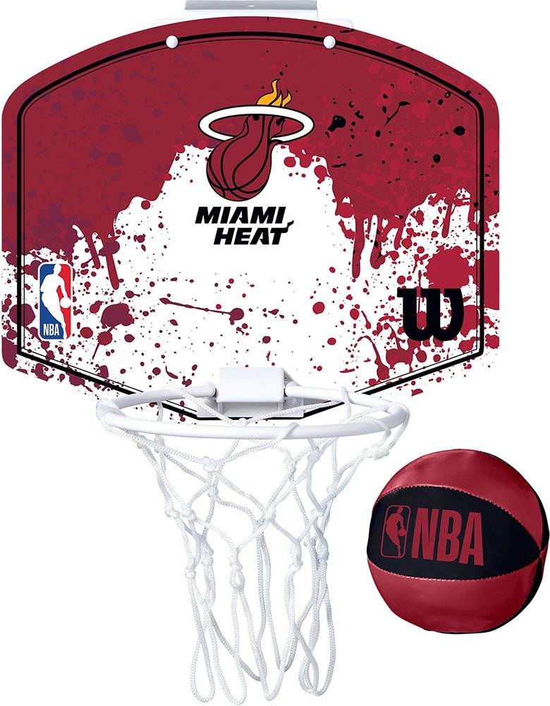 ΜΠΑΣΚΕΤΑΚΙ WILSON NBA TEAM MINI HOOP MIAMI HEAT ΚΟΚΚΙΝΟ