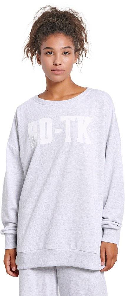 ΜΠΛΟΥΖΑ BODYTALK NEW LOGO CREWNECK ΓΚΡΙ ΑΝΟΙΚΤΟ ΜΕΛΑΝΖΕ