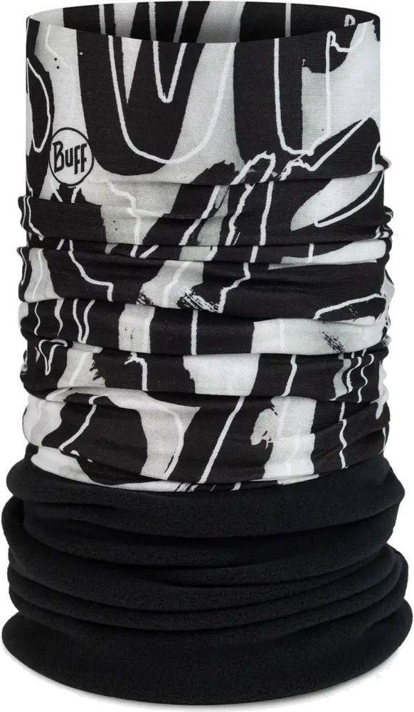 ΠΡΟΣΤΑΤΕΥΤΙΚΟ ΛΑΙΜΟΥ BUFF POLAR NECKWARMER HIONE ΜΑΥΡΟ/ΛΕΥΚΟ