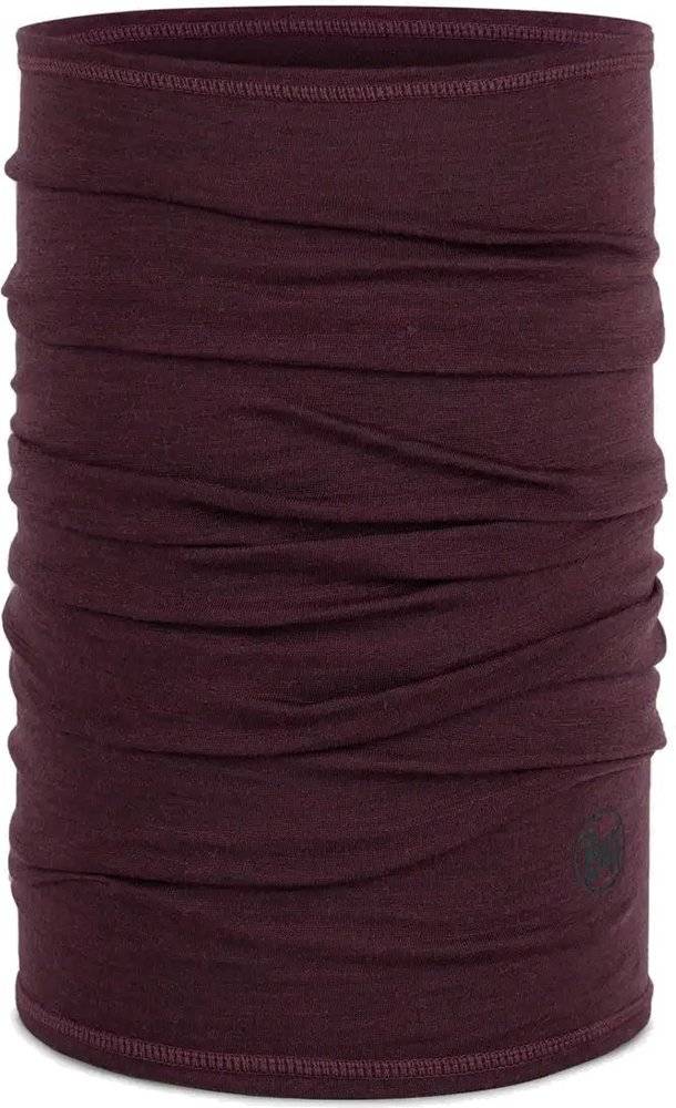 BUFF ΠΡΟΣΤΑΤΕΥΤΙΚΟ BUFF MERINO LIGHTWEIGHT NECKWARMER SOLID GARNET ΜΠΟΡΝΤΟ