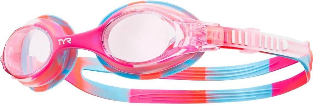 ΓΥΑΛΙΑ TYR KIDS MIRRORED SWIMPLE TIE DYE GOGGLES ΡΟΖ TYR