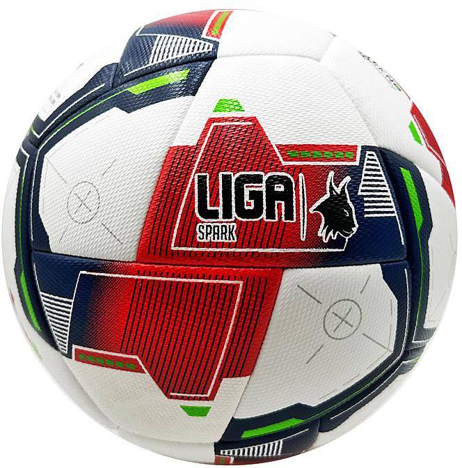ΜΠΑΛΑ LIGA SPORT SPARK V2 ΛΕΥΚΗ/ΚΟΚΚΙΝΗ (5) LIGA SPORT