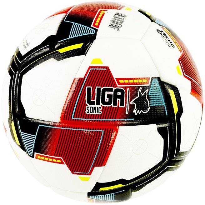 ΜΠΑΛΑ LIGA SPORT SONIC V2 ΛΕΥΚΗ/ΚΟΚΚΙΝΗ (5) LIGA SPORT