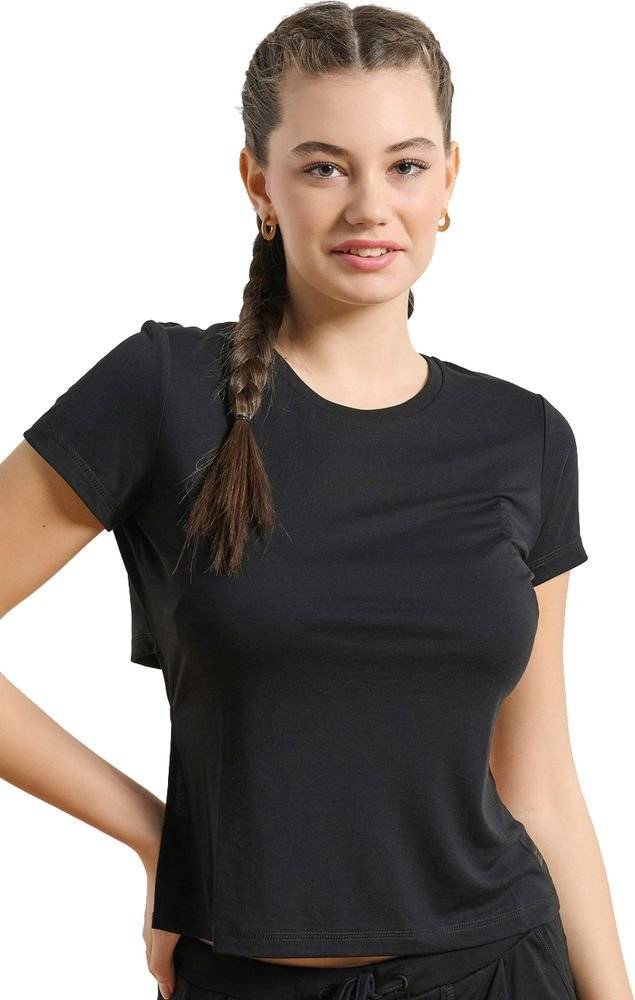 BODYTALK ΜΠΛΟΥΖΑ BODYTALK L.I.M.I.T.E.D APRON SS T-SHIRT ΜΑΥΡΗ