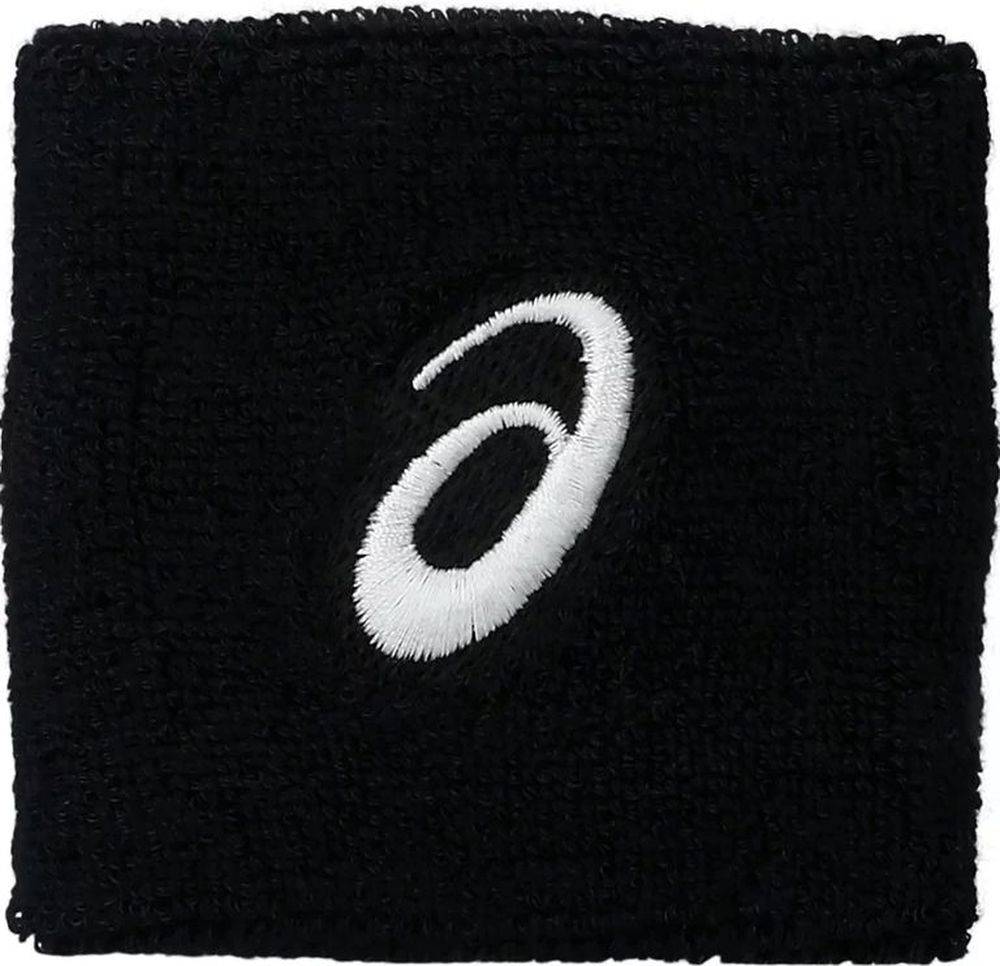 ASICS ΠΕΡΙΚΑΡΠΙΑ ASICS WRISTBAND PAIR ΜΑΥΡΑ