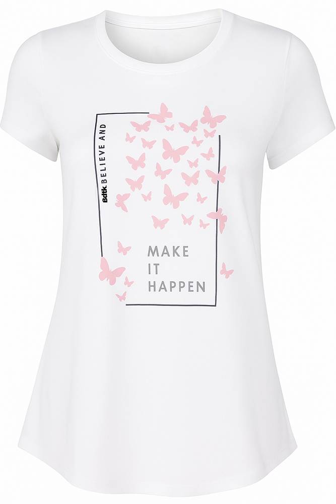 BODYTALK ΜΠΛΟΥΖΑ BODYTALK T-SHIRT ΛΕΥΚΗ