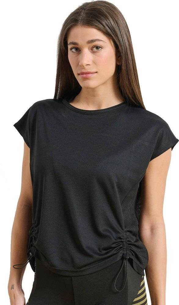 BODYTALK ΜΠΛΟΥΖΑ BODYTALK TECH B63 - MESH B14 T-SHIRT ΜΑΥΡΗ