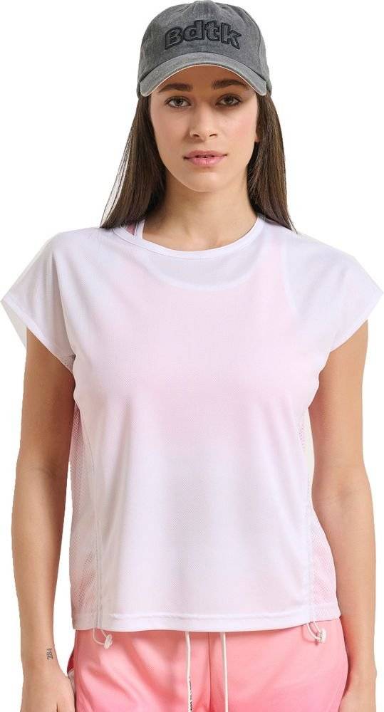 BODYTALK ΜΠΛΟΥΖΑ BODYTALK TECH B63 - MESH B14 T-SHIRT ΛΕΥΚΗ