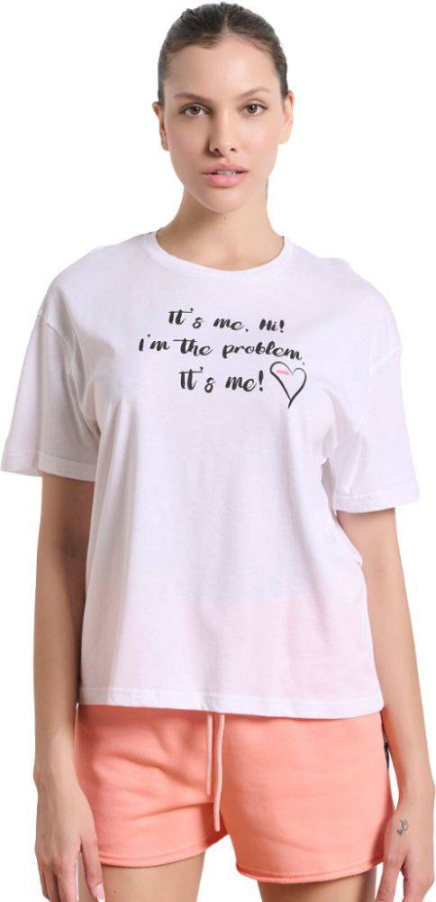 ΜΠΛΟΥΖΑ BODYTALK SQUARE CUT T-SHIRT ΛΕΥΚΗ