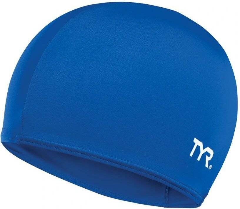 TYR ΣΚΟΥΦΑΚΙ TYR ADULT LYCRA FIBER SWIM CAP ΜΠΛΕ ΡΟΥΑ