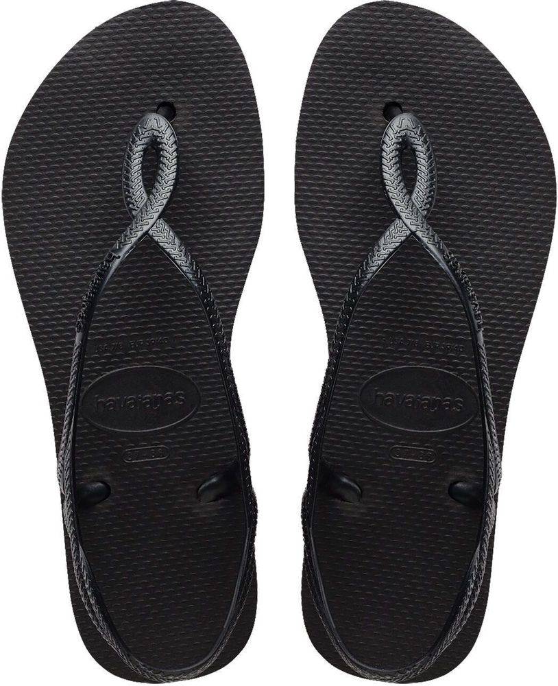 ΣΑΝΔΑΛΙ HAVAIANAS LUNA FLATFORM ΜΑΥΡΟ