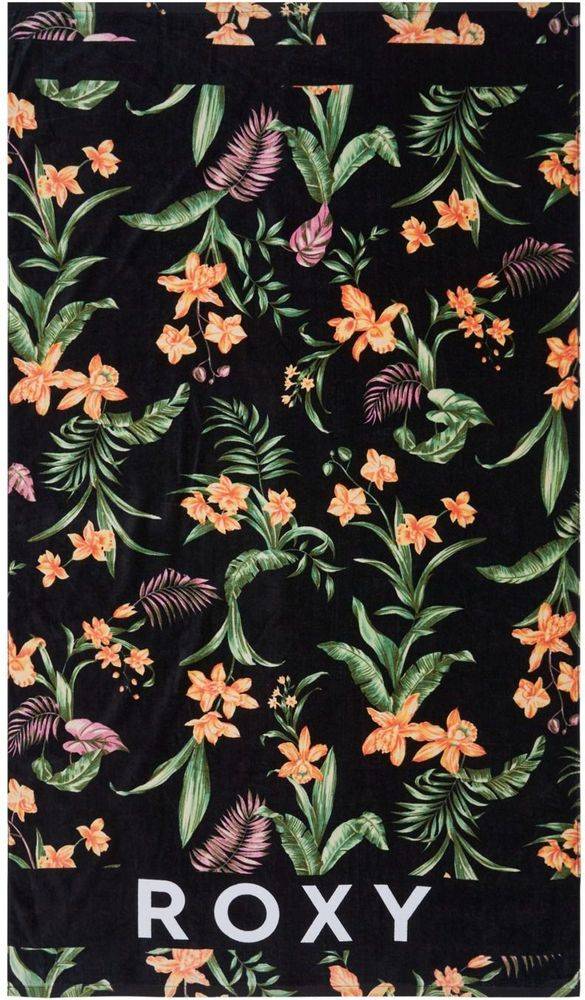 ΠΕΤΣΕΤΑ ROXY COLD WATER BASIC TOWEL ΜΑΥΡΗ (90 X 160 CM)