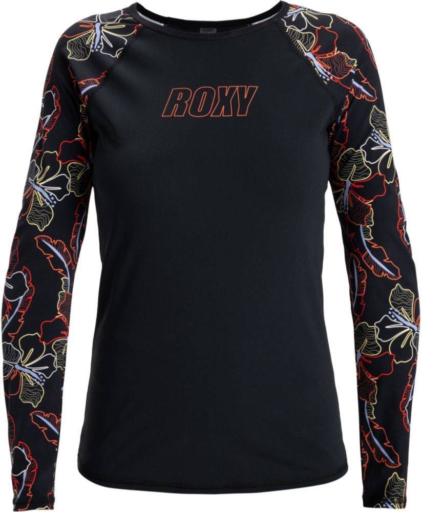 ROXY ΑΝΤΗΛΙΑΚΗ ΜΠΛΟΥΖΑ ROXY ACTIVE LS UPF 50 SURF T-SHIRT ΑΝΘΡΑΚΙ