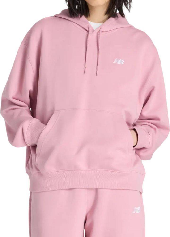 ΦΟΥΤΕΡ NEW BALANCE SPORT ESSENTIALS FRENCH TERRY HOODIE ΡΟΖ