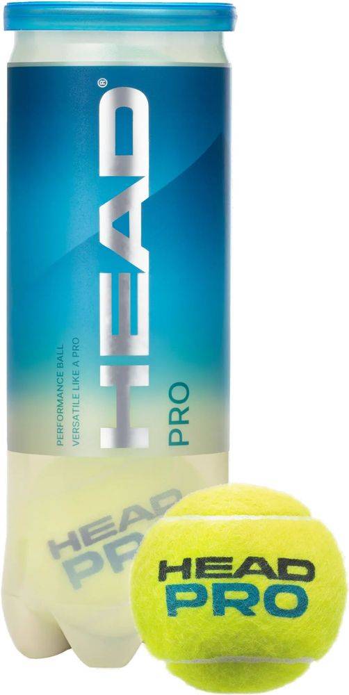 HEAD ΜΠΑΛΑΚΙΑ HEAD PRO 3 TENNIS BALLS SINGLE CAN ΚΙΤΡΙΝΑ (3 ΤΜΧ)