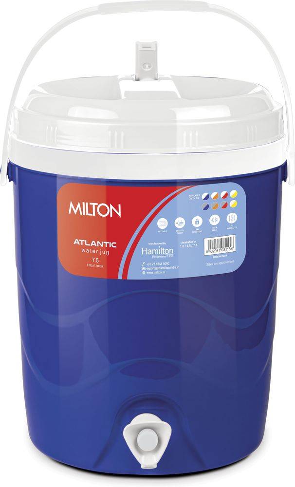 MILTON ΙΣΟΘΕΡΜΙΚΟ ΨΥΓΕΙΟ MILTON ATLANTIC 7.5 ΜΕ ΒΡΥΣΑΚΙ ΜΠΛΕ